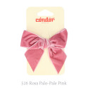 BIG VELVET BOW WITH HAIR CLIP DE CONDOR.