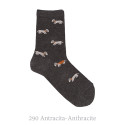 CHILDREN´S PUPPIES EMBROIDERY SHORT SOCKS BY CONDOR.