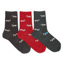 CHILDREN´S PUPPIES EMBROIDERY SHORT SOCKS BY CONDOR.