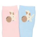 NON-SLIP GIRAFFES SHORT SOCKS BY CONDOR.