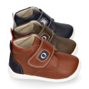 MICRODOT OKAA FLEX kids Bootie shoes laceless in seasonal colors.