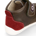 MICRODOT OKAA FLEX kids Bootie shoes laceless in seasonal colors.