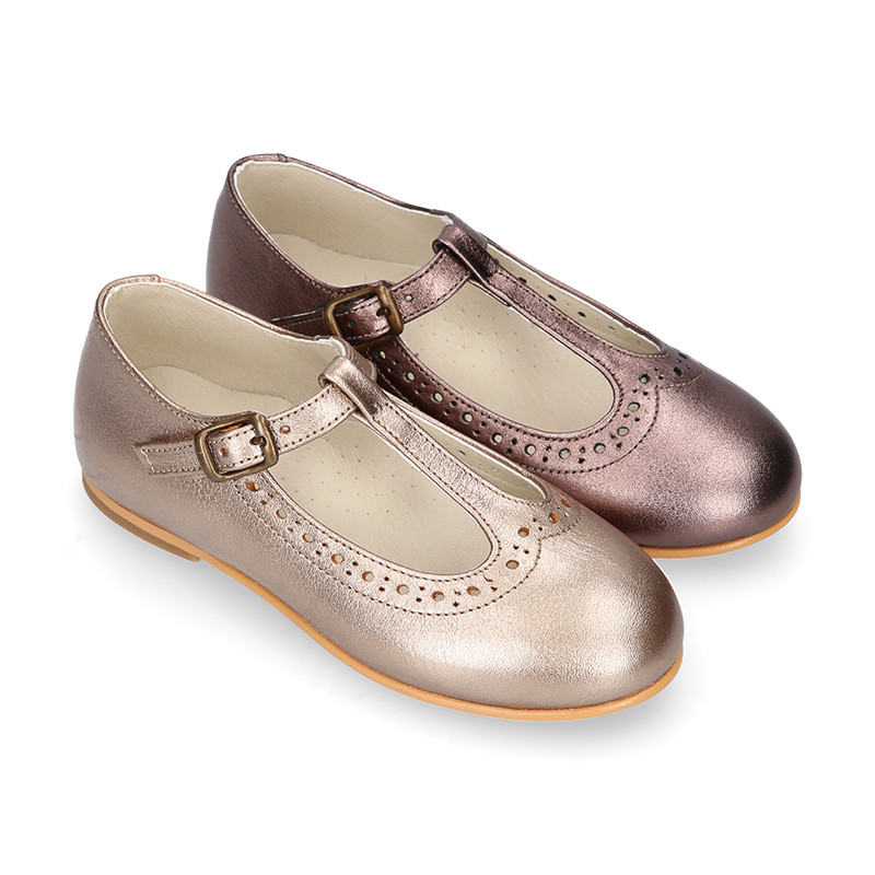 rose gold mary jane shoes