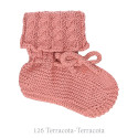 BABY ARAN STICTH COTTON BOOTIES BY CONDOR.