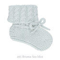 BABY ARAN STICTH COTTON BOOTIES BY CONDOR.