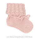 BABY ARAN STICTH COTTON BOOTIES BY CONDOR.