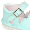 Soft Nappa leather Sandal shoes with BOW for babies.