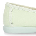 Serratex kids Moccasin shoes with detail mask design in pastel colors.