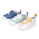 BLANDITOS kids sneakers with elastic lace and hook-and-loop strap closure.