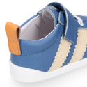 BLANDITOS kids sneakers with elastic lace and hook-and-loop strap closure.