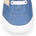 BLANDITOS kids sneakers with elastic lace and hook-and-loop strap closure.