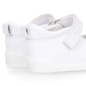 BLANDITOS Girl Mary Jane shoes with in white nappa leather.