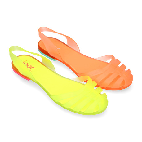 Sandal or Ballet flat style jelly shoes for the Beach and Pool.