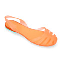 Sandal or Ballet flat style jelly shoes for the Beach and Pool.