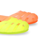 Sandal or Ballet flat style jelly shoes for the Beach and Pool.