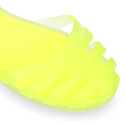 Sandal or Ballet flat style jelly shoes for the Beach and Pool.