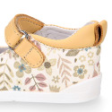 BLANDITOS Girl Mary Jane shoes with in printed nappa leather.