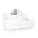 BLANDITOS kids sneakers laceless in nappa leather with soles in colors.