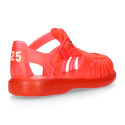 Classic style jelly shoes for the Beach and Pool.