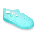 Classic style jelly shoes for the Beach and Pool.