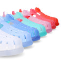 Classic style jelly shoes for the Beach and Pool.