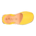 EXTRA SOFT nappa leather kids Menorquina sandals with rear strap.