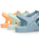 Women classic jelly shoes sandal style for the Beach and Pool BIARRITZ MATTE model in solid colors.