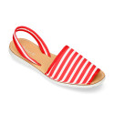 NAUTICAL Mnorquina sandals with rear strap.