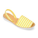 NAUTICAL Mnorquina sandals with rear strap.