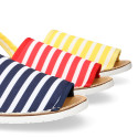 NAUTICAL Mnorquina sandals with rear strap.