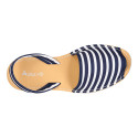 NAUTICAL Mnorquina sandals with rear strap.