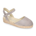 New Soft cotton canvas sandal espadrille shoes.