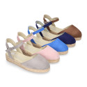 New Soft cotton canvas sandal espadrille shoes.