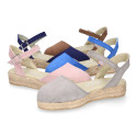 New Soft cotton canvas sandal espadrille shoes.