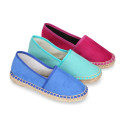 New soft Cotton canvas classic espadrille shoes.