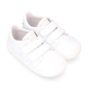 BLANDITOS kids school sneakers laceless in soft nappa leather.