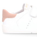 BLANDITOS kids school sneakers laceless in soft nappa leather.