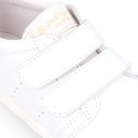 BLANDITOS kids school sneakers laceless in soft nappa leather.