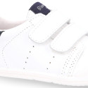 BLANDITOS kids school sneakers laceless in soft nappa leather.