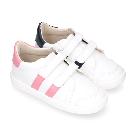 Okaa Flex school Kids Sneaker shoes with side straps design. RESPECTFUL ...