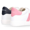 Okaa Flex school Kids Sneaker shoes with side straps design. RESPECTFUL model.