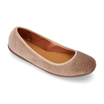 Bailarina elástico en terciopelo con cristales.