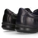 School Washable Nappa leather Mary Jane shoes laceless with reinforced toe cap.