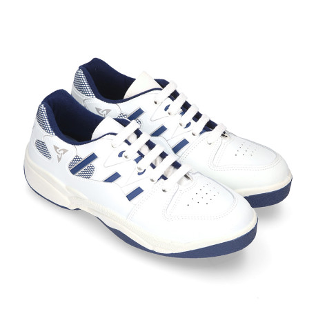 Kids School sneakers shoes with laces in large sizes.