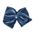 Velvet hair Bow for girl's with clip matching with our Velvet Mary Janes.