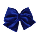 Velvet hair Bow for girl's with clip matching with our Velvet Mary Janes.