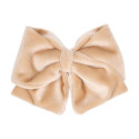 Velvet hair Bow for girl's with clip matching with our Velvet Mary Janes.