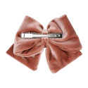 Velvet hair Bow for girl's with clip matching with our Velvet Mary Janes.