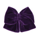 Velvet hair Bow for girl's with clip matching with our Velvet Mary Janes.