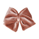 Velvet hair Bow for girl's with clip matching with our Velvet Mary Janes.